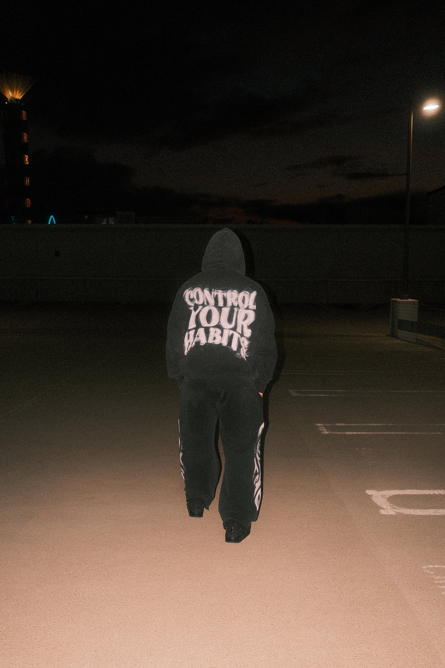Faded Black Hoodie