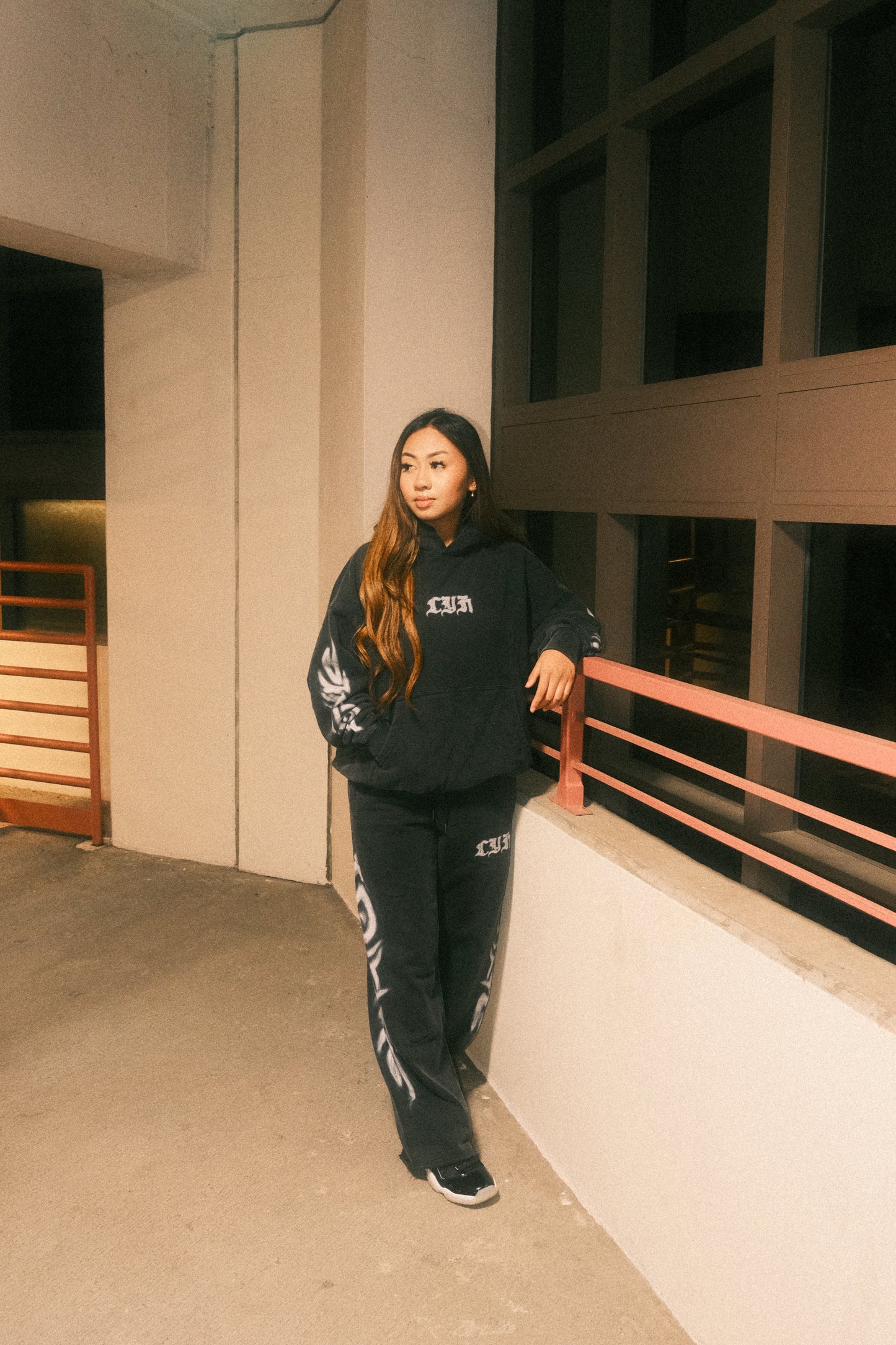 Faded Black Hoodie